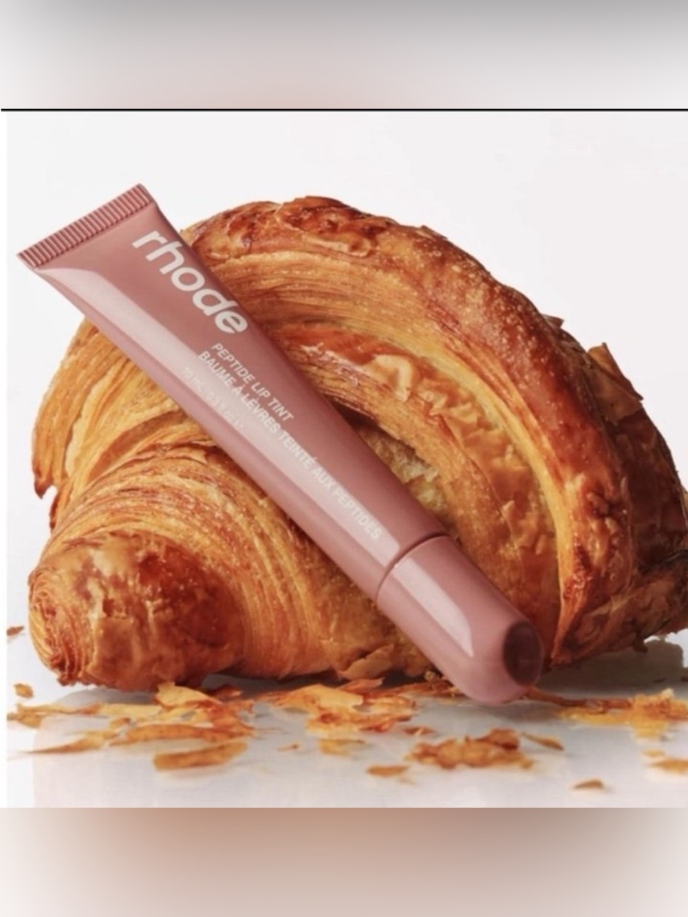 Rhode Toast Peptide Lip Tint Hailey Bieber Glazed Neutral Viral Shade NEW